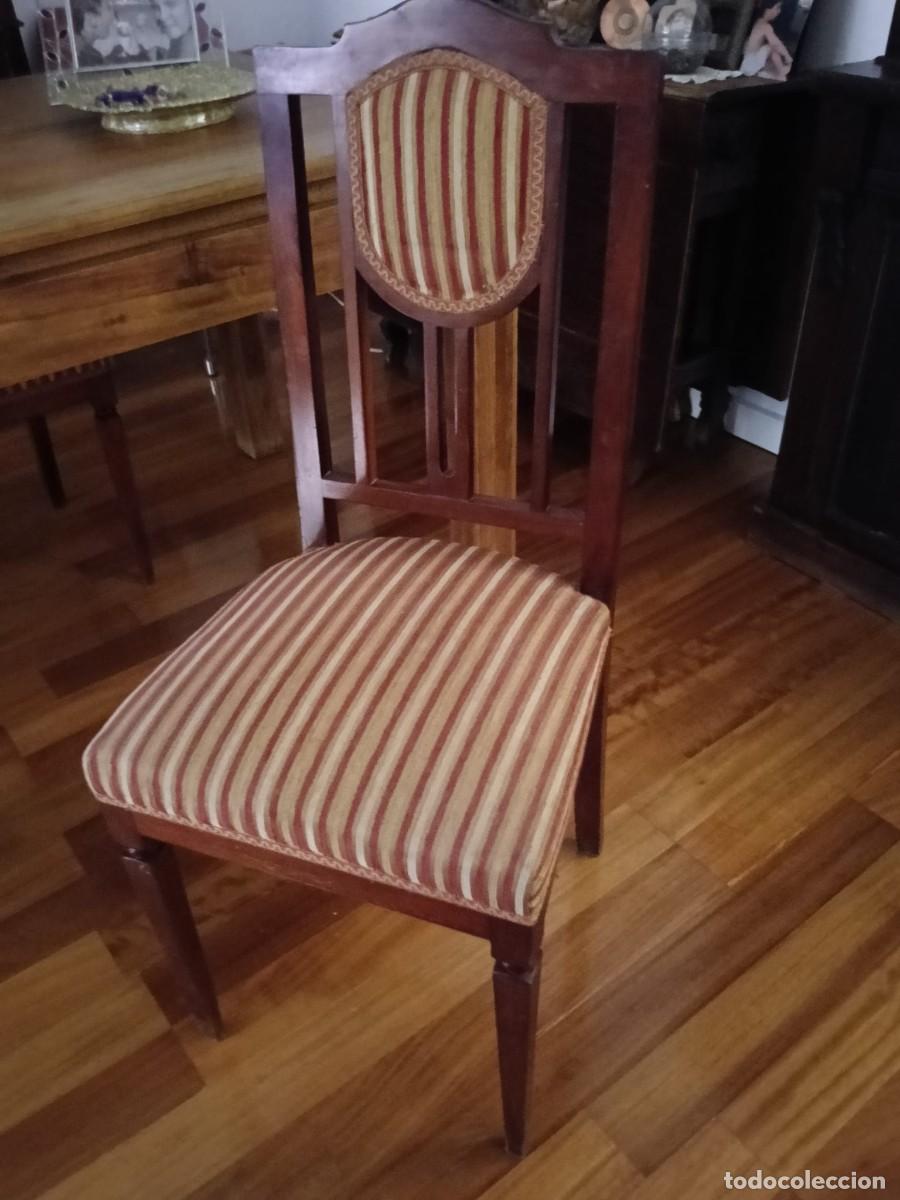 Antig&uuml;edades: Sillas de caoba de epoca - Foto 3