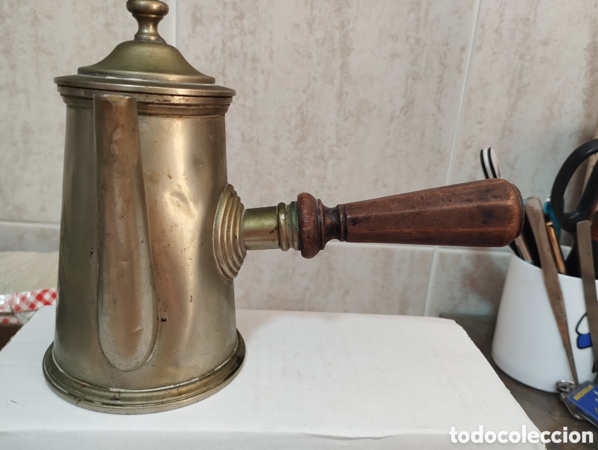 Antig&uuml;edades: ANTIGUA CHOCOLATERA ADOLFO MARQUET-MADRID