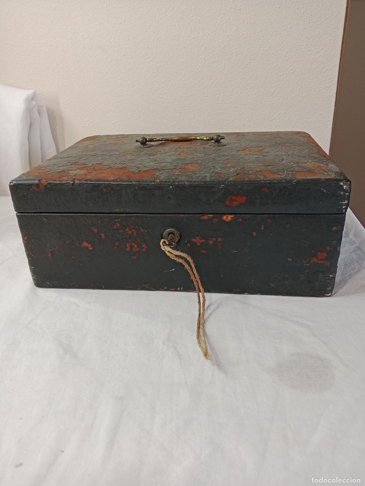 Antig&uuml;edades: Caja antigua inglesa de escritura o joyero Siglo XIX