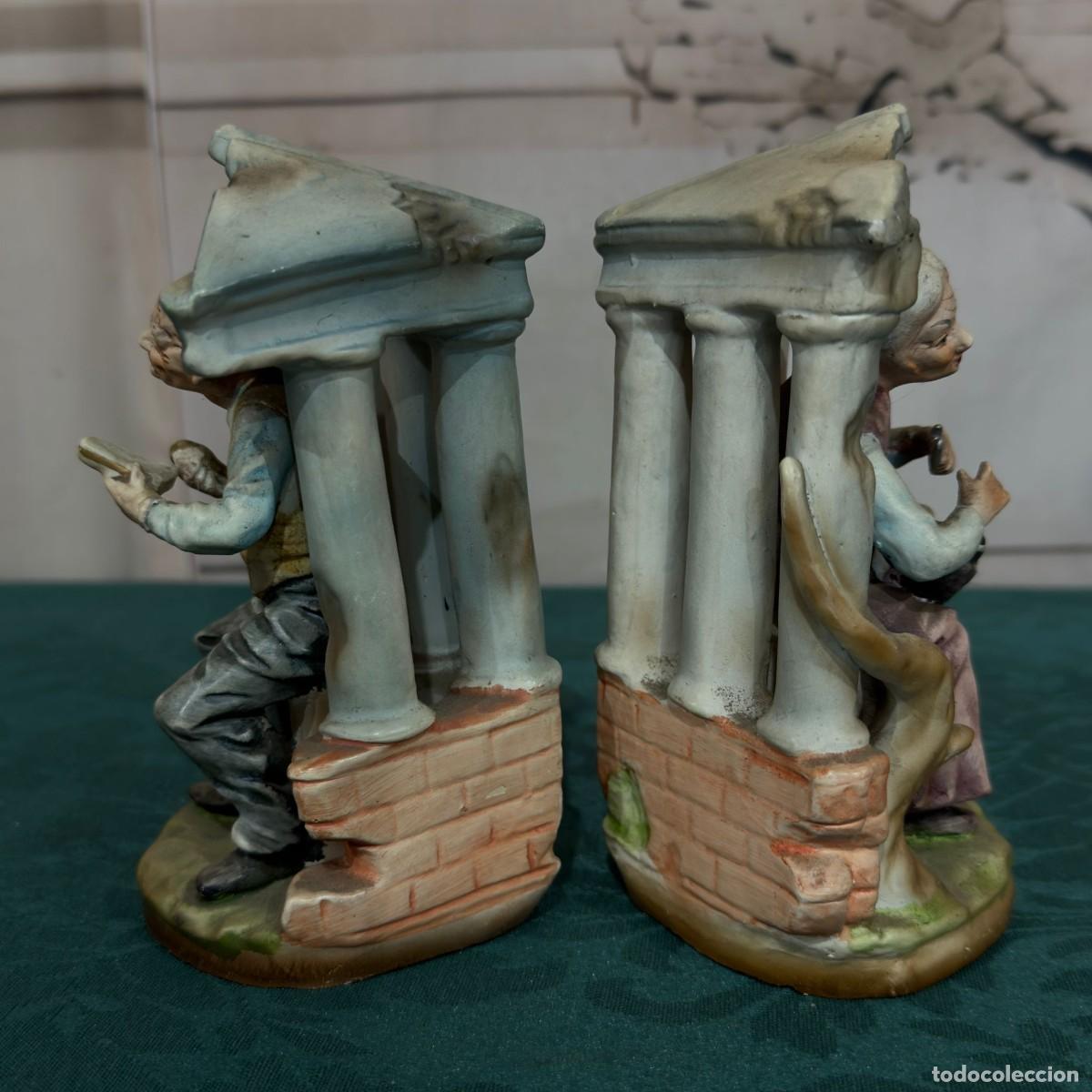 Antig&uuml;edades: Par de figuras decorativas vintage - Foto 3