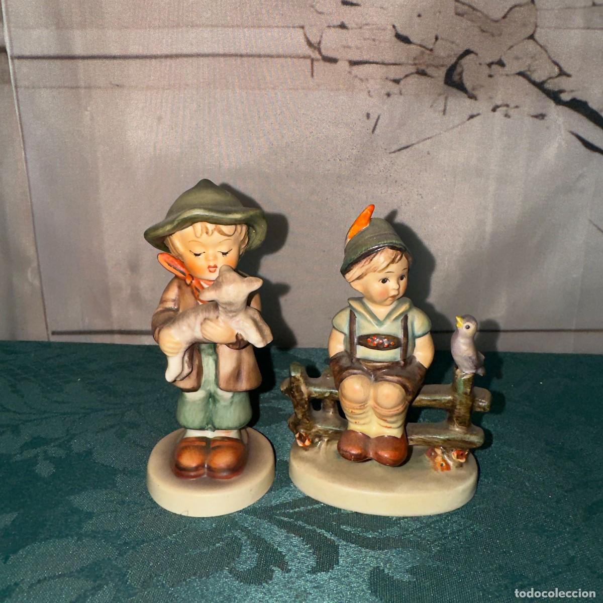 Antig&uuml;edades: Pareja de figuras porcelana alemana