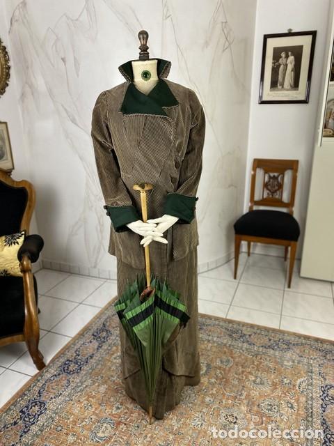 Antig&uuml;edades: 1912 vestido eduardiano original, vestido antiguo, ropa antigua, &eacute;poca de principios del siglo XX