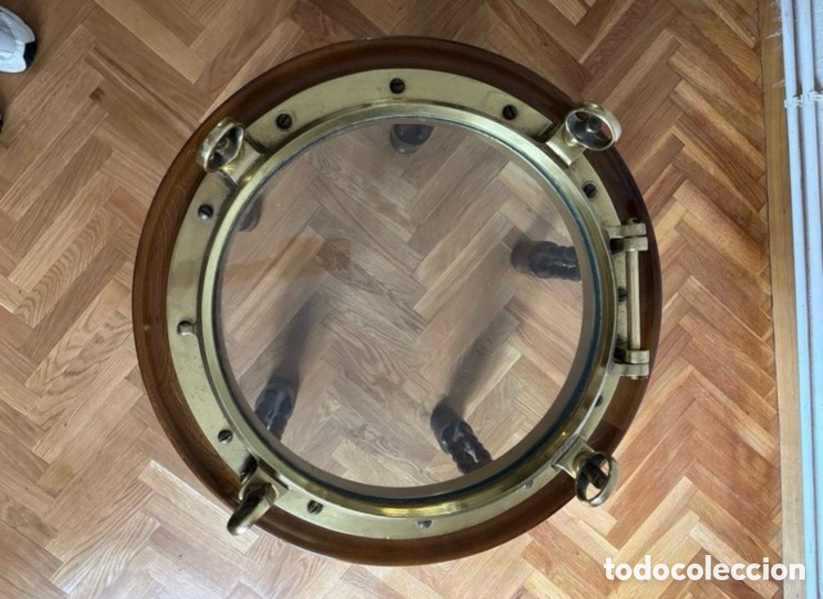 Antig&uuml;edades: MESA N&Aacute;UTICA OJO DE BUEY - Foto 2