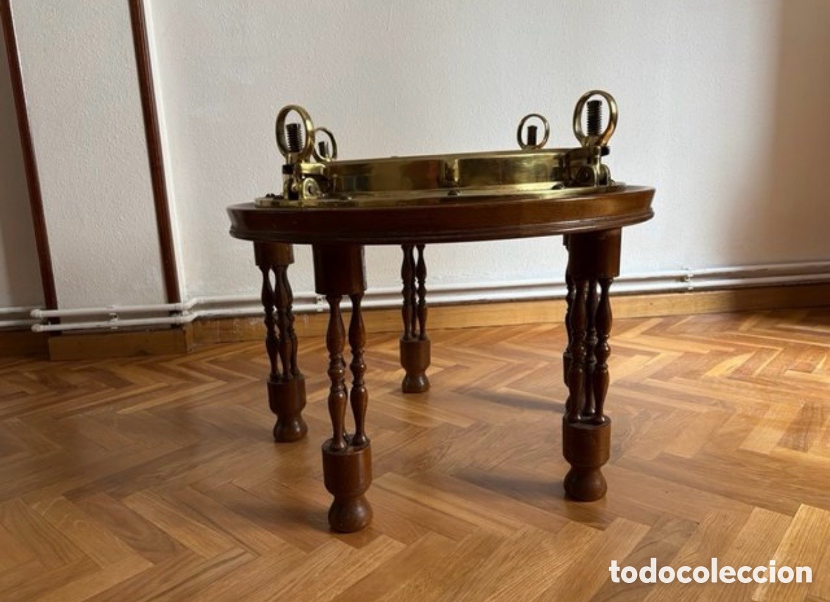 Antig&uuml;edades: MESA N&Aacute;UTICA OJO DE BUEY - Foto 5