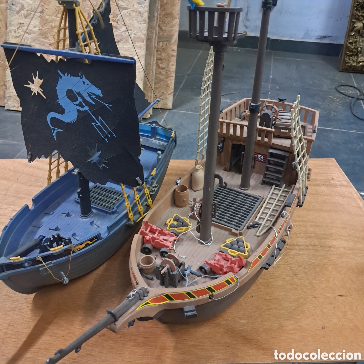 Antig&uuml;edades: 2 barcos pirata PLAY movil - Foto 4