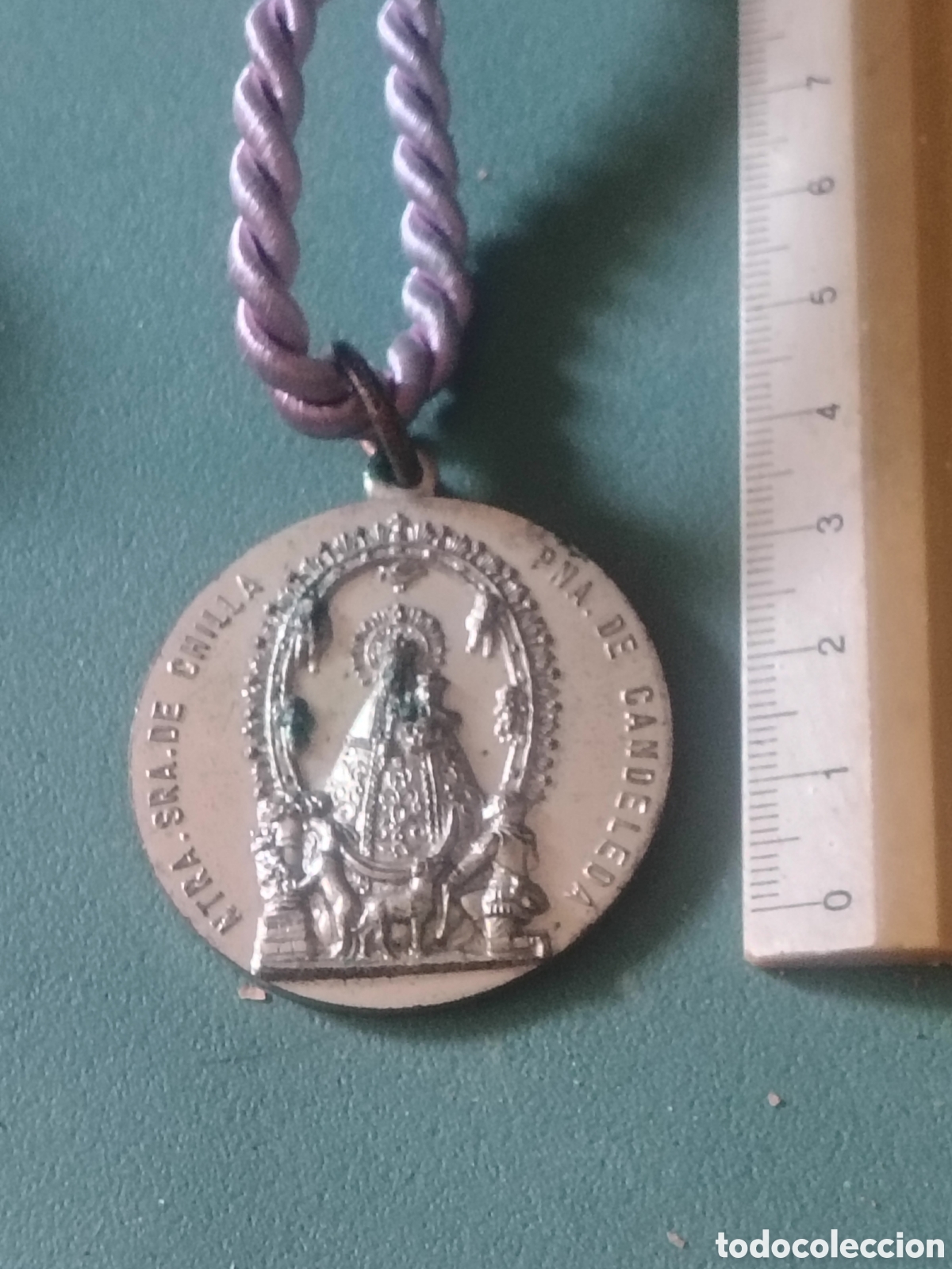 Antig&uuml;edades: MEDALLA RELIGIOSA NUESTRA SE&Ntilde;ORA DE CHILLA, CABALLEROS DE LA CANDELARIA