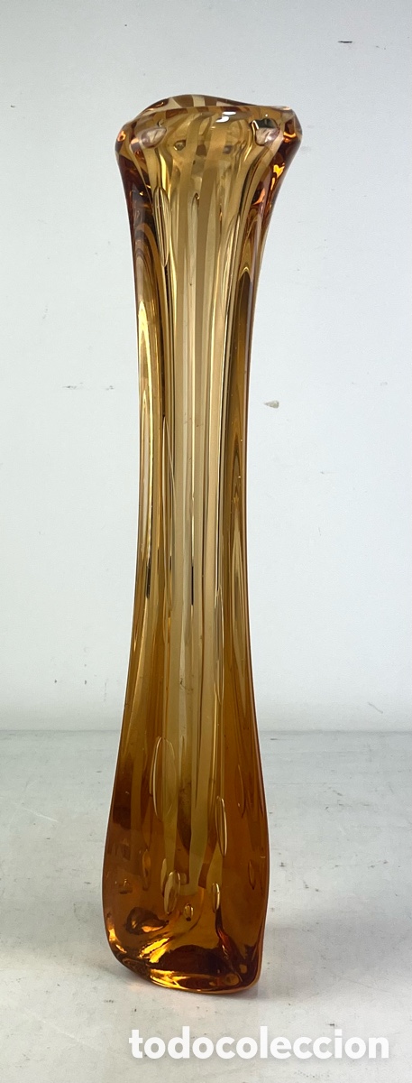 Antig&uuml;edades: GRAN JARRON EN CRISTAL DE MURANO. 53 CM