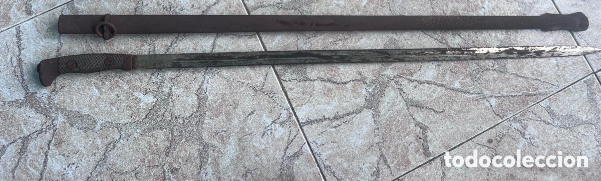 Antiques: Antigua Bayoneta Espa&ntilde;ola M1941 Mauser - F&aacute;brica de Toledo con Vaina Met&aacute;lica