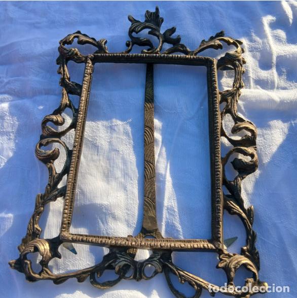 Antig&uuml;edades: Precioso marco de bronce