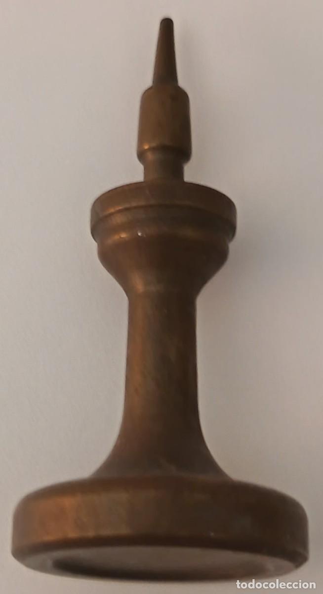 Antig&uuml;edades: Remate de bronce o cobre. Antiguo. - Foto 3
