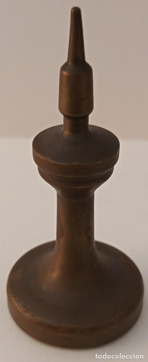 Antig&uuml;edades: Remate de bronce o cobre. Antiguo. - Foto 6