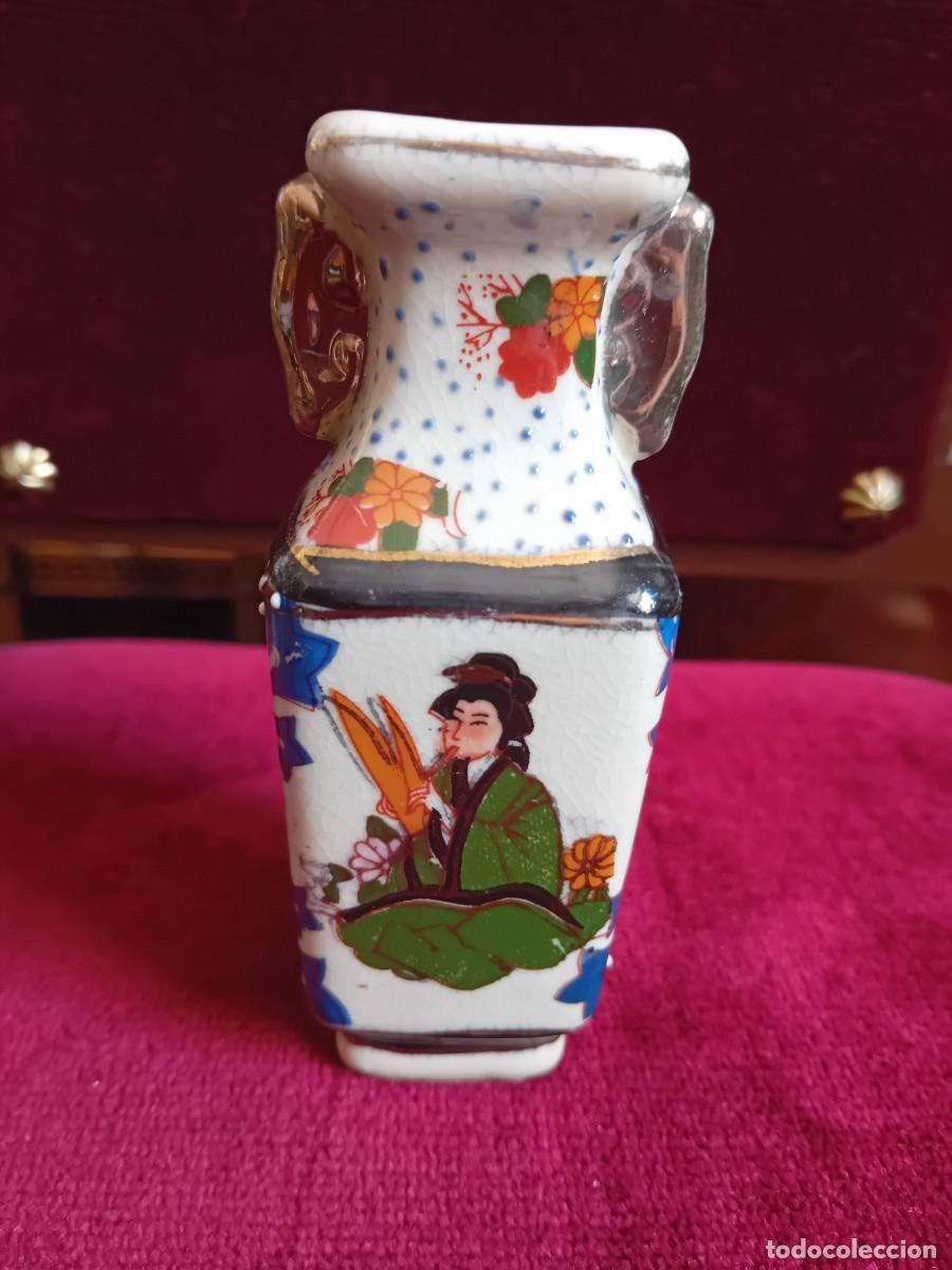 Antig&uuml;edades: Jarroncito satsuma d&eacute;cada de los sesenta