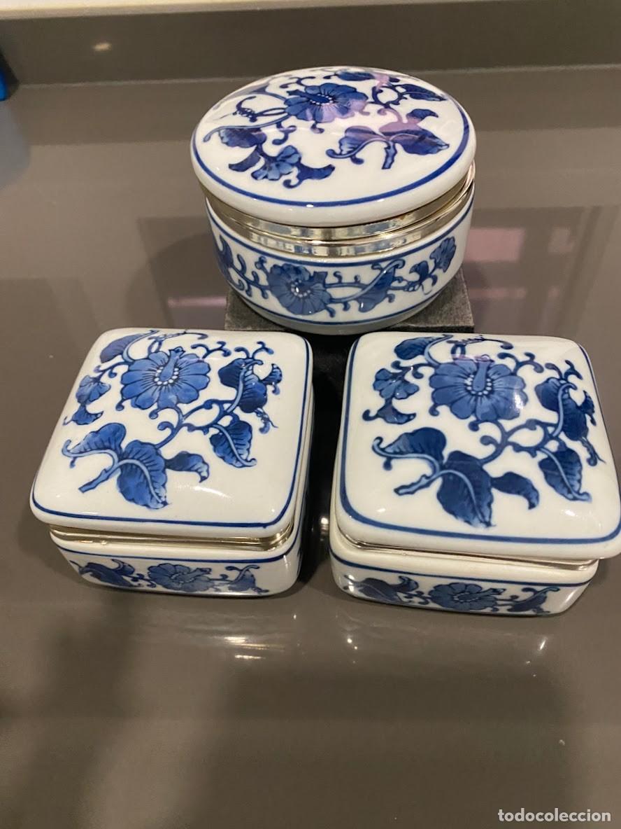 Antig&uuml;edades: Cajitas joyero de porcelana