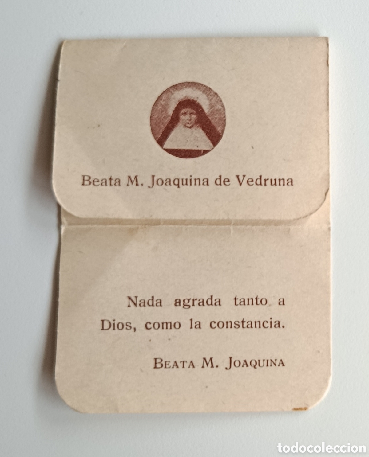 Antig&uuml;edades: ANTIGUA RELIQUIA BEATA JOAQUINA DE VEDRUNA