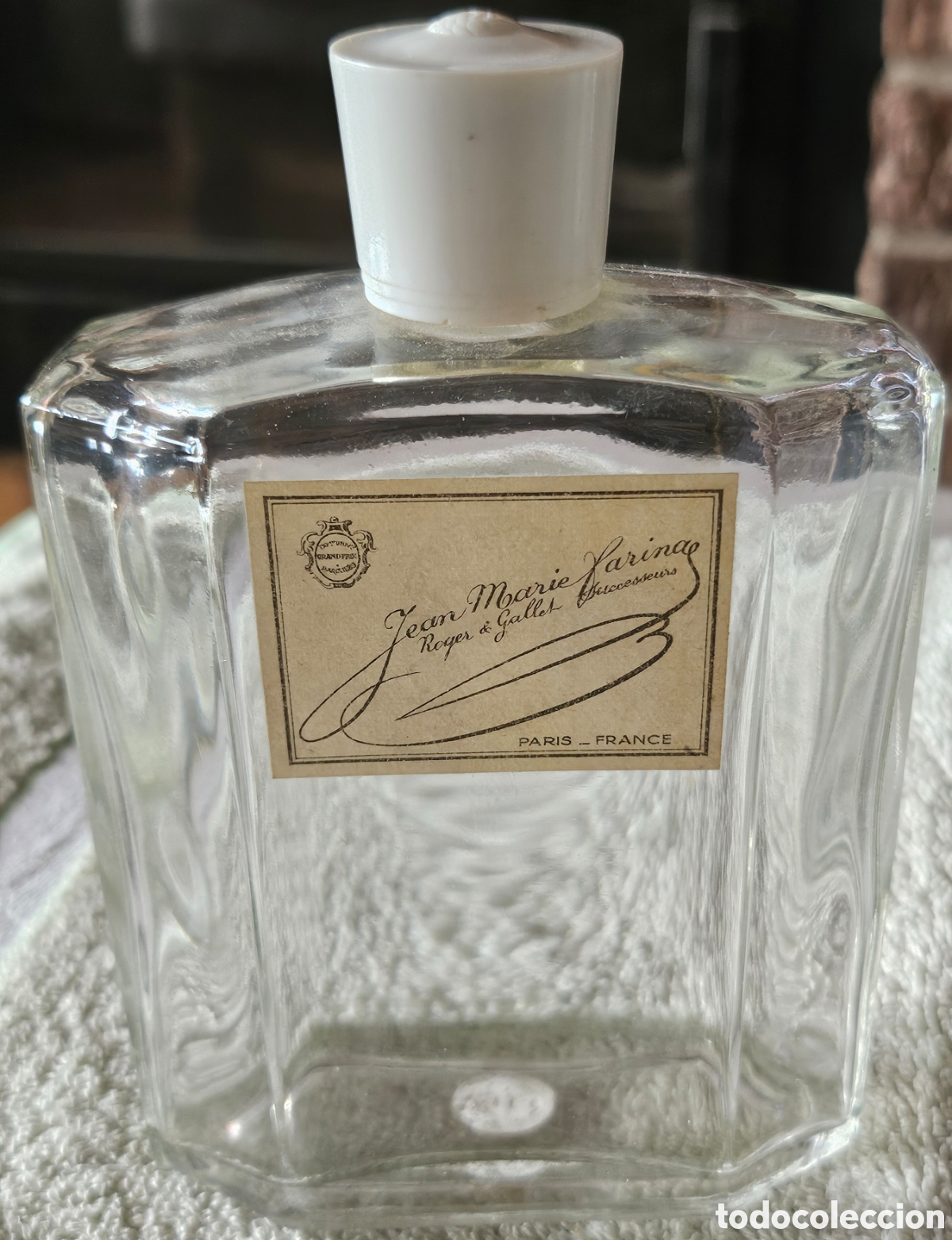 Antig&uuml;edades: Frasco Antiguo Jean Marie Farina Roger & Gallet Par&iacute;s