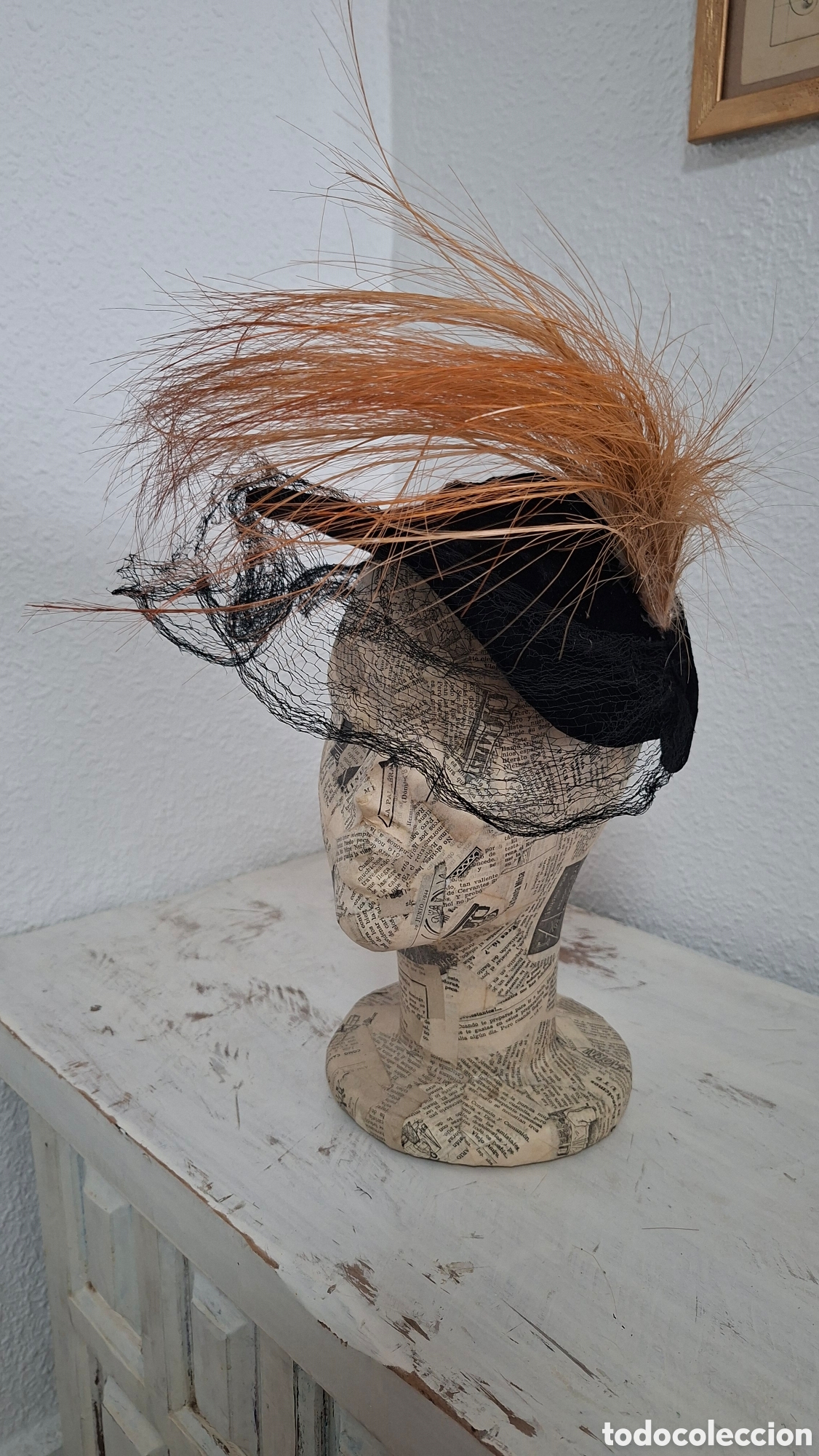 Antig&uuml;edades: Sombrero Eduardiano 1900 - Foto 3