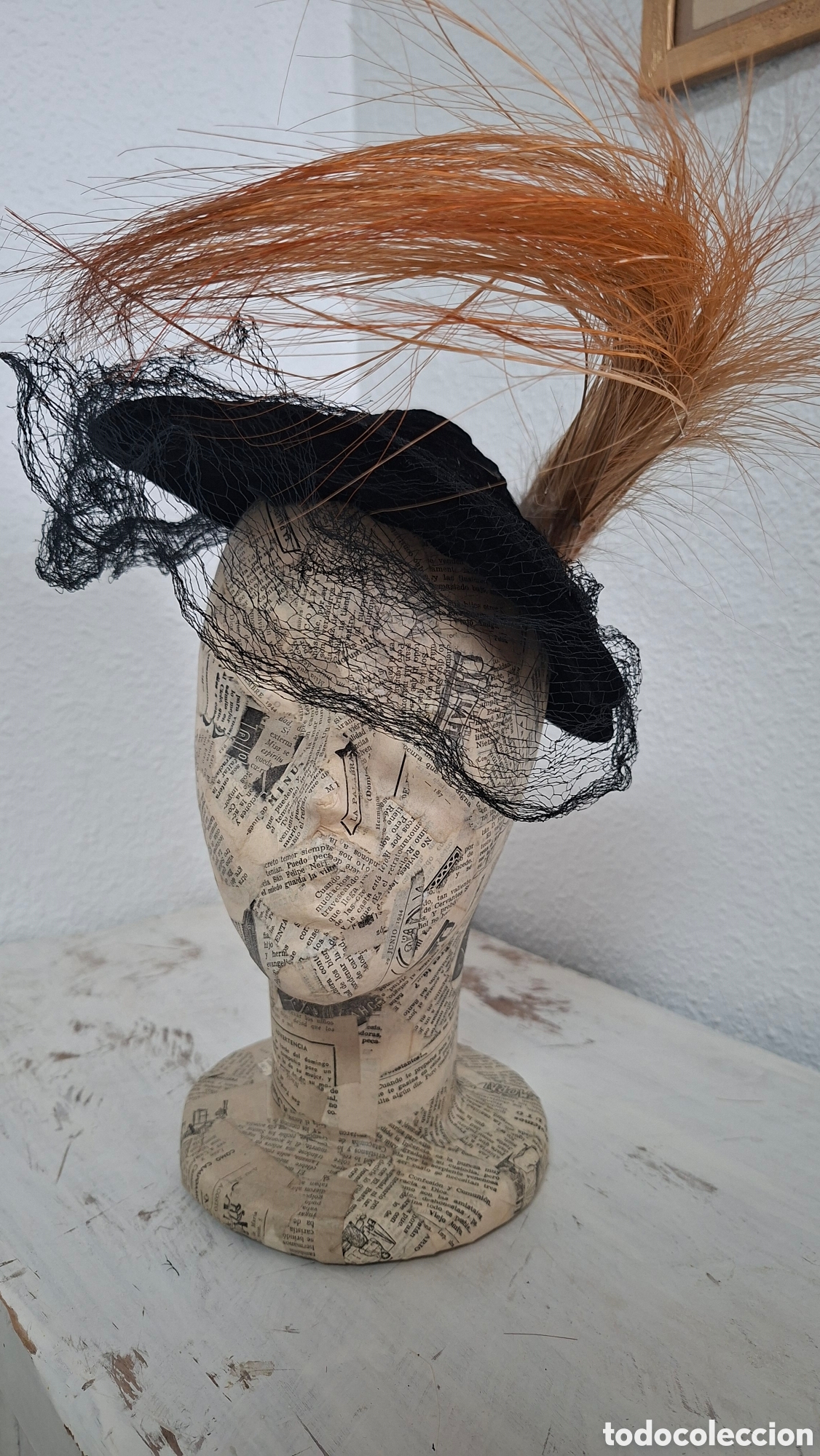 Antig&uuml;edades: Sombrero Eduardiano 1900 - Foto 8