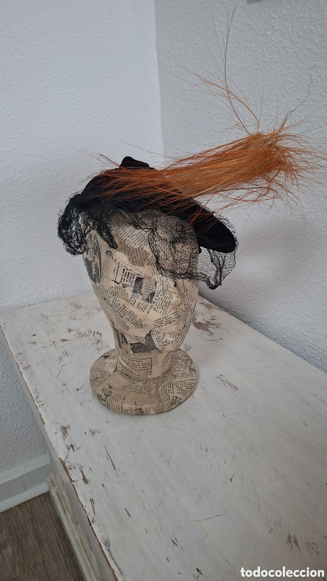 Antig&uuml;edades: Sombrero Eduardiano 1900 - Foto 9