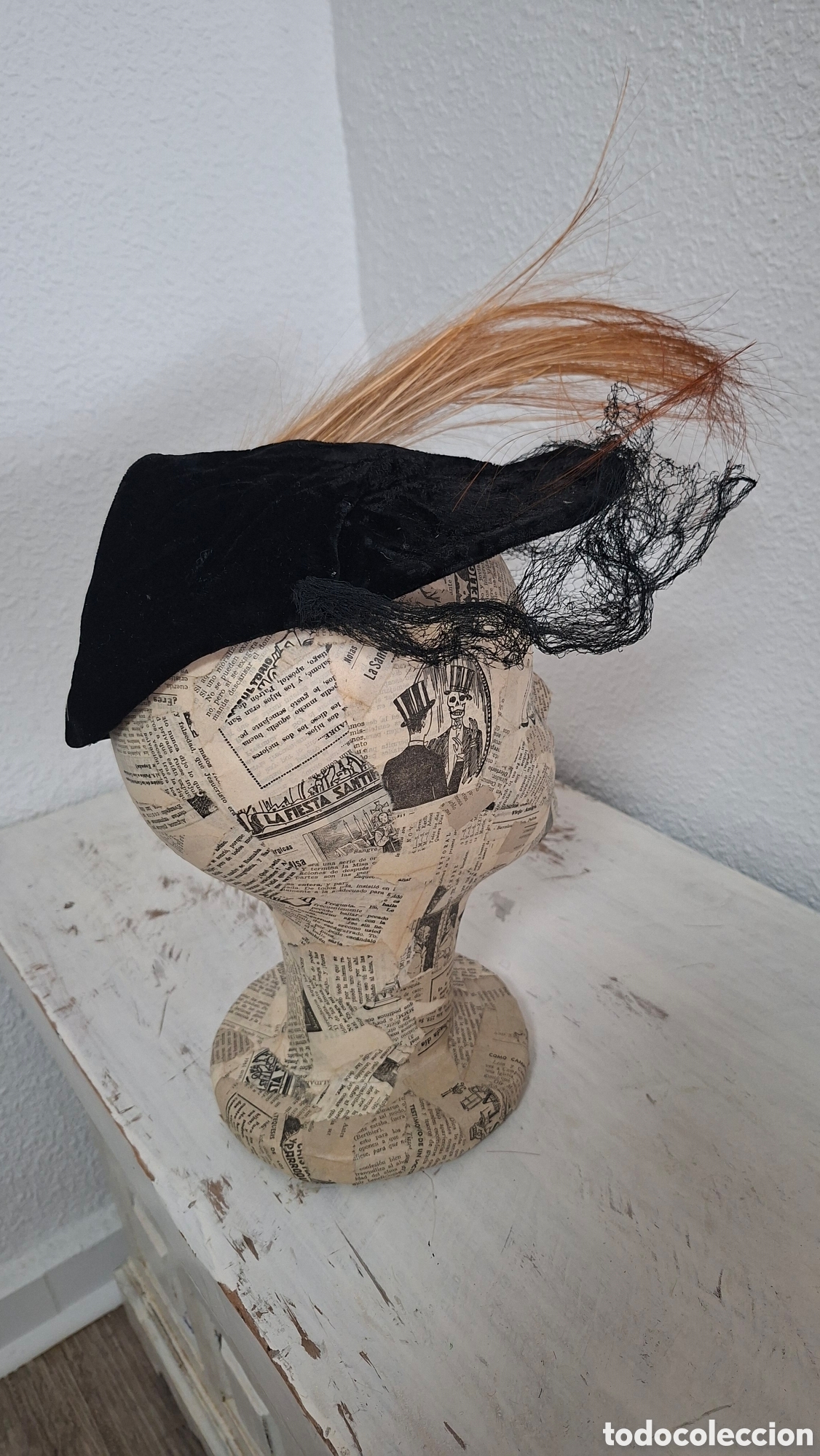 Antig&uuml;edades: Sombrero Eduardiano 1900 - Foto 11