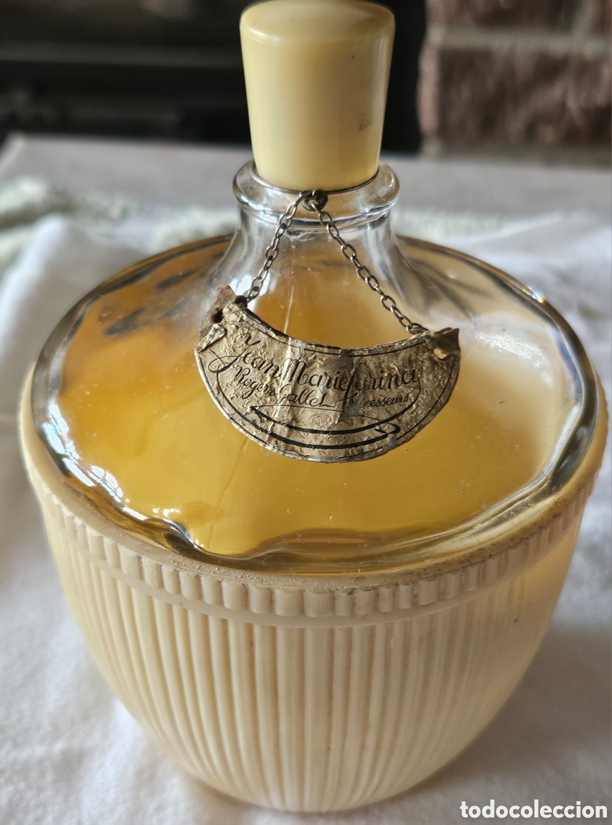 Antig&uuml;edades: Antiguo Frasco Jean Marie Farina Roger Gallet - Vintage Colecci&oacute;n