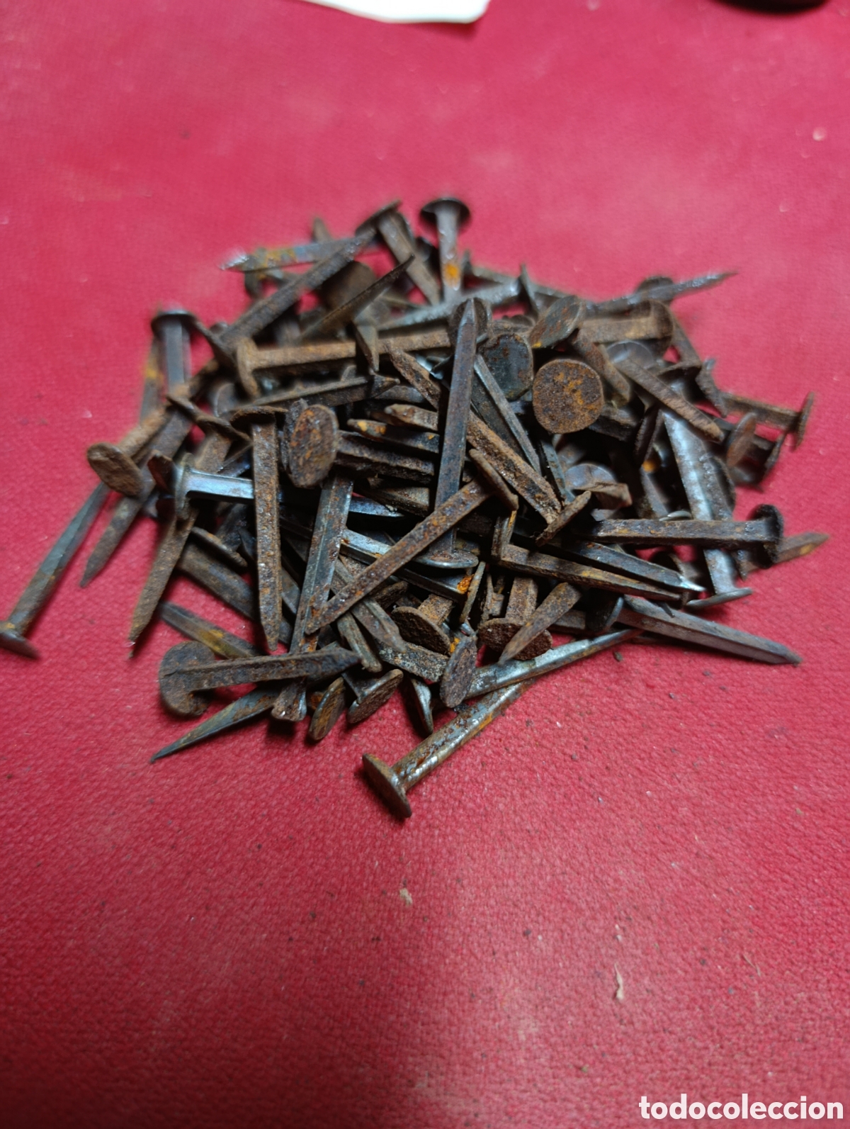 Antig&uuml;edades: Lote de clavos antiguos para restauracion .i
