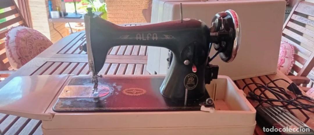 Antig&uuml;edades: Maquina de cocer, con motor