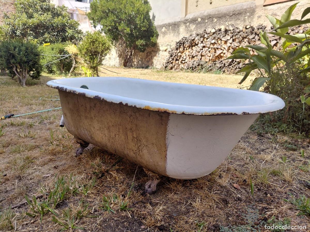 Antig&uuml;edades: Ba&ntilde;era de hierro del a&ntilde;o 1910 - Foto 4