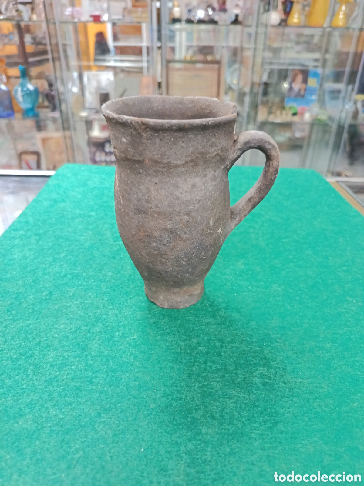 Antig&uuml;edades: Ceramica Asturiana tradicional antigua, copa de sidra