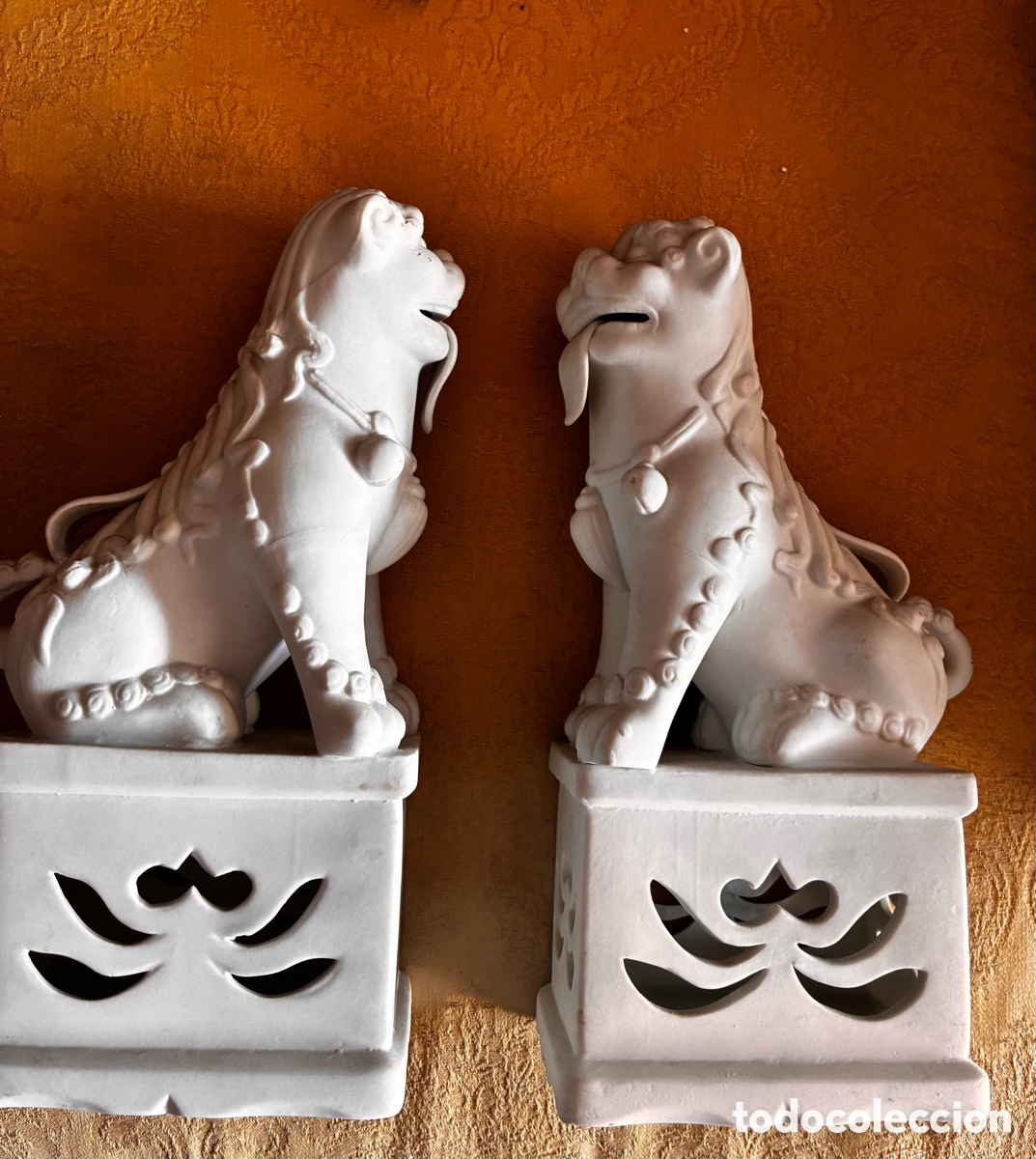Antig&uuml;edades: Pareja leones de Fo Bidasoa 1960