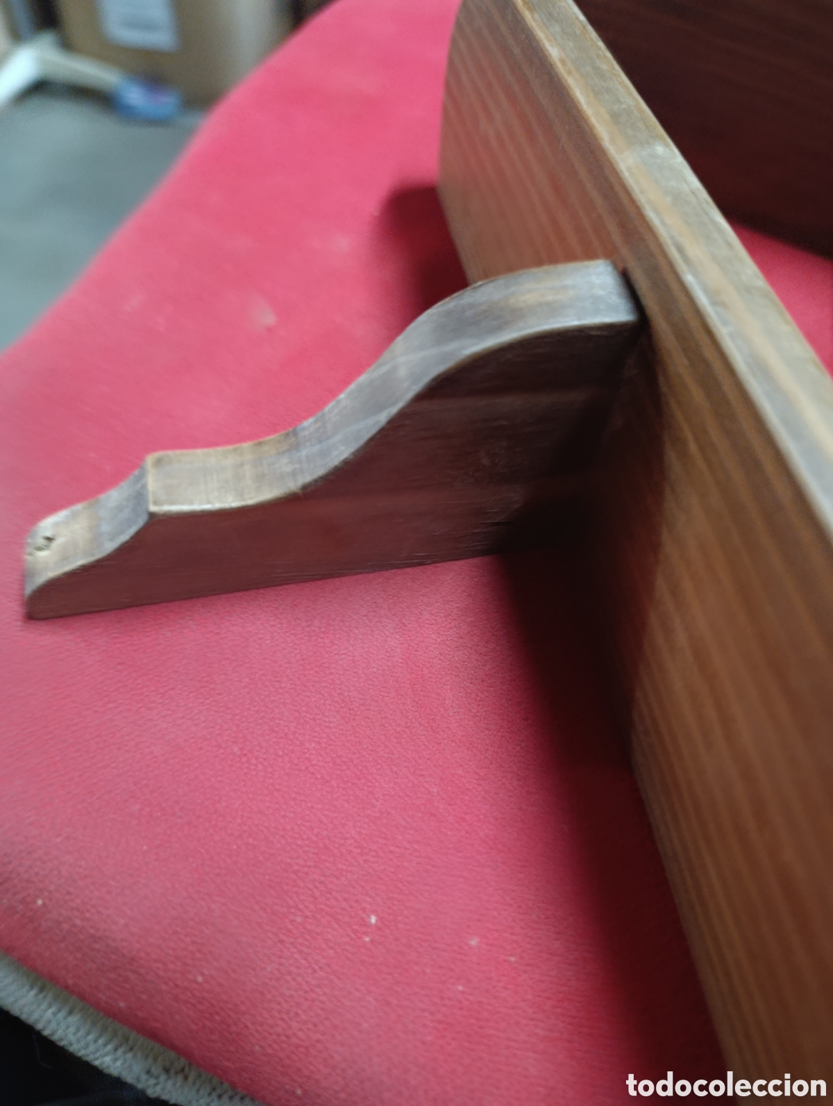 Antig&uuml;edades: Pareja de repisas antiguas de madera. - Foto 2