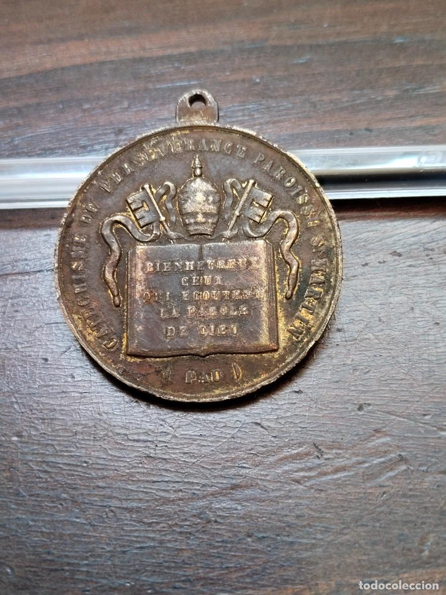 Antig&uuml;edades: Medalla PaPal Siglo XIX. - Foto 2