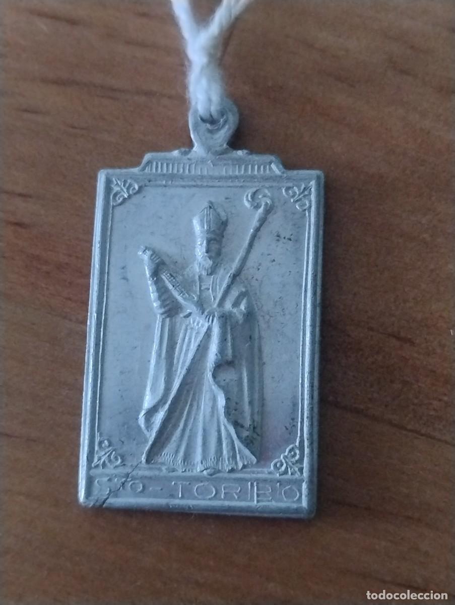 Antig&uuml;edades: Antigua medalla religiosa. Santo Toribio.