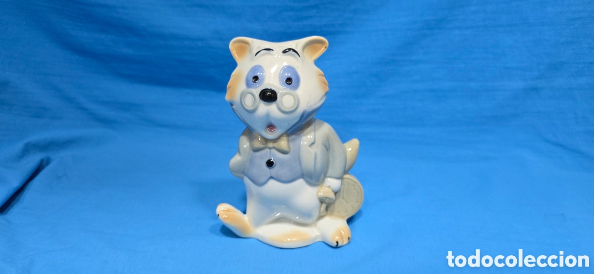 Antig&uuml;edades: FIGURA EN PORCELANA CONEJO BALNCO. CERMICA WALT DISNEY PRODUCTIONS