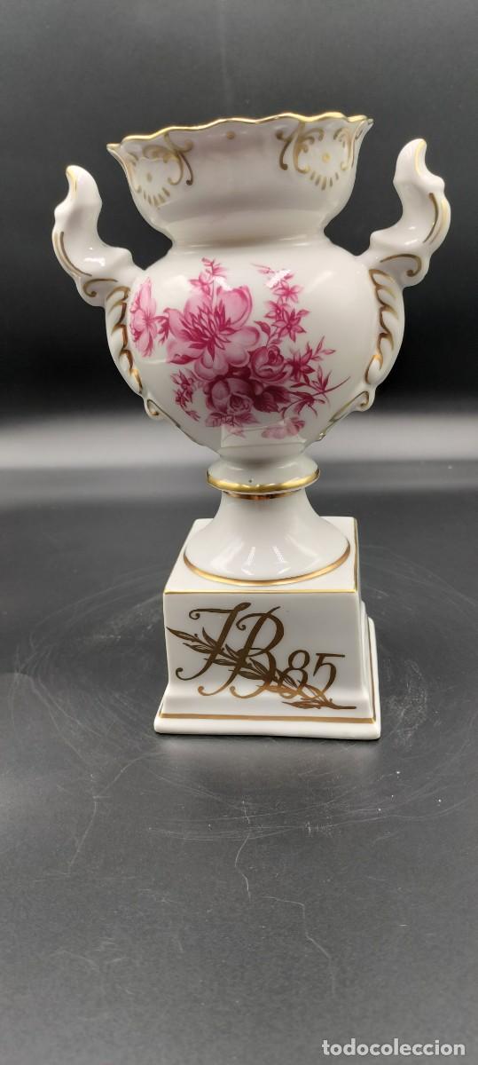 Antig&uuml;edades: Pirken Hammer &ndash; Porcelanowy wazon amfora puchar, sygn. Pirkenhammer Czechoslovakia