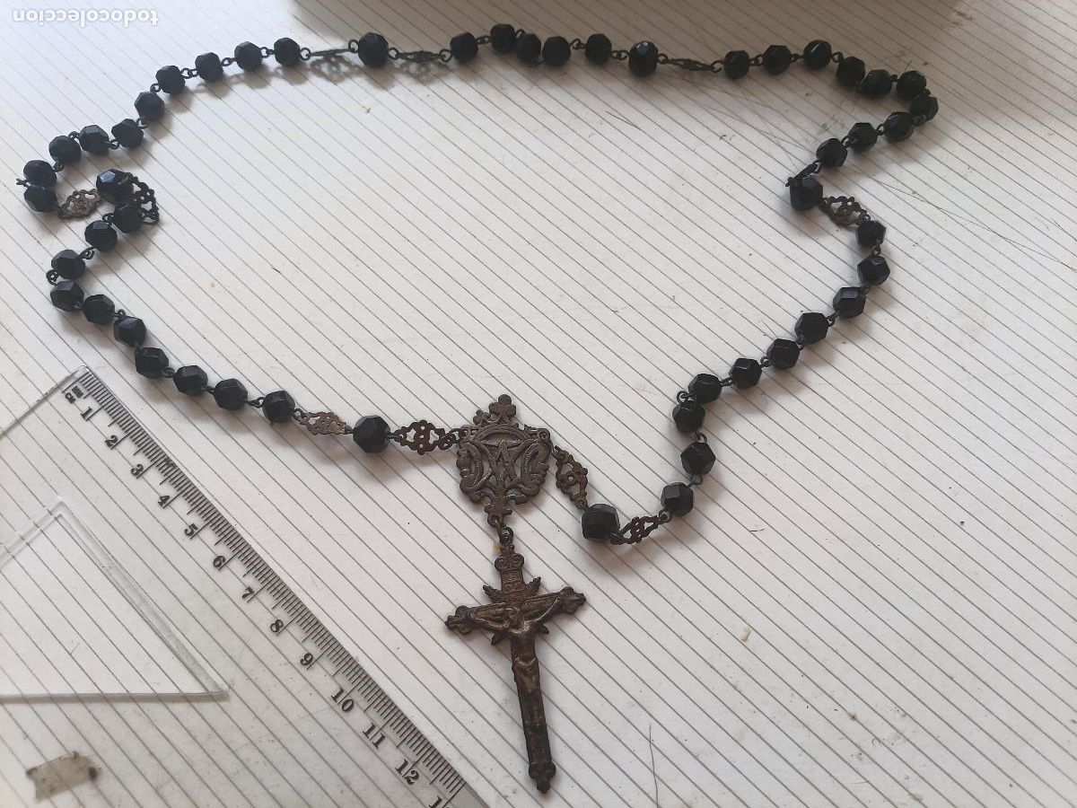 Antig&uuml;edades: Excelente rosario antiguo. Plata