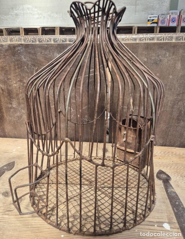 Antig&uuml;edades: Preciosa jaula de pajaros - Foto 2