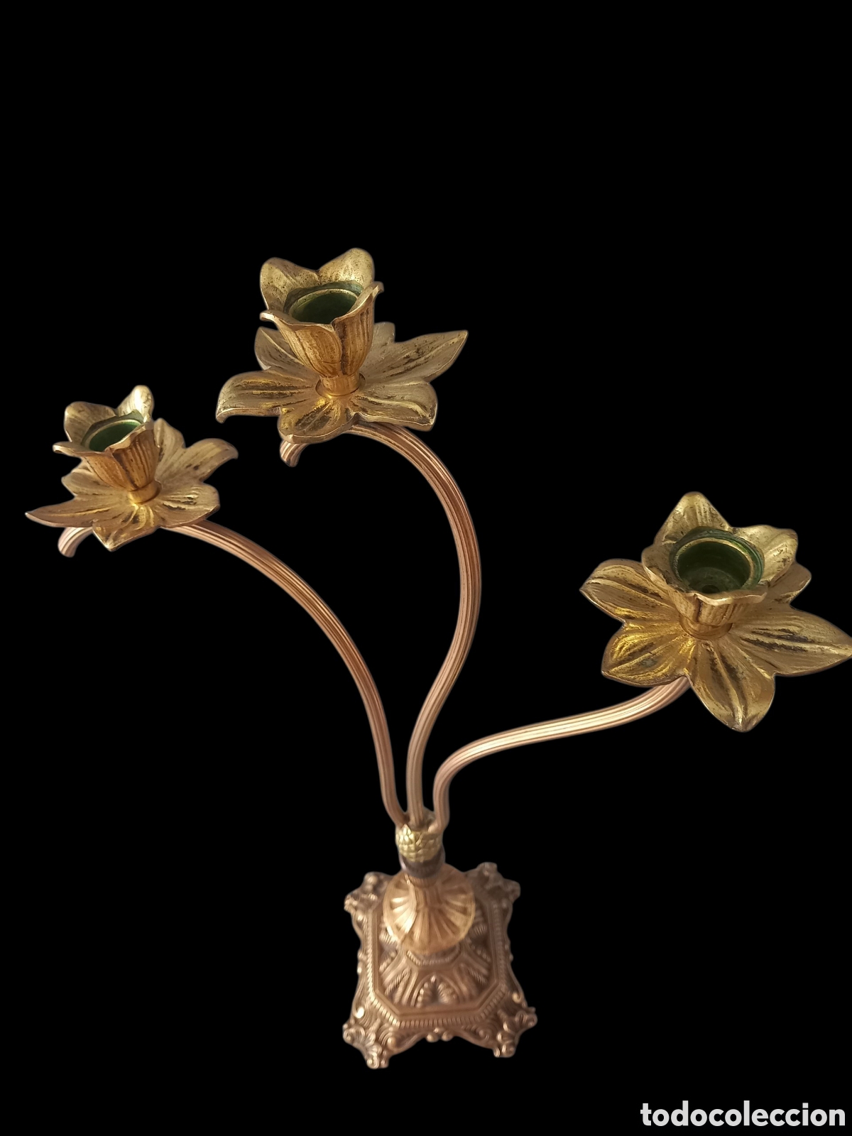 Antig&uuml;edades: Candelabro o porta velas - Foto 4