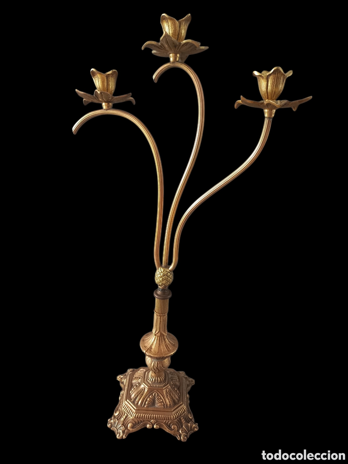 Antig&uuml;edades: Candelabro o porta velas - Foto 6