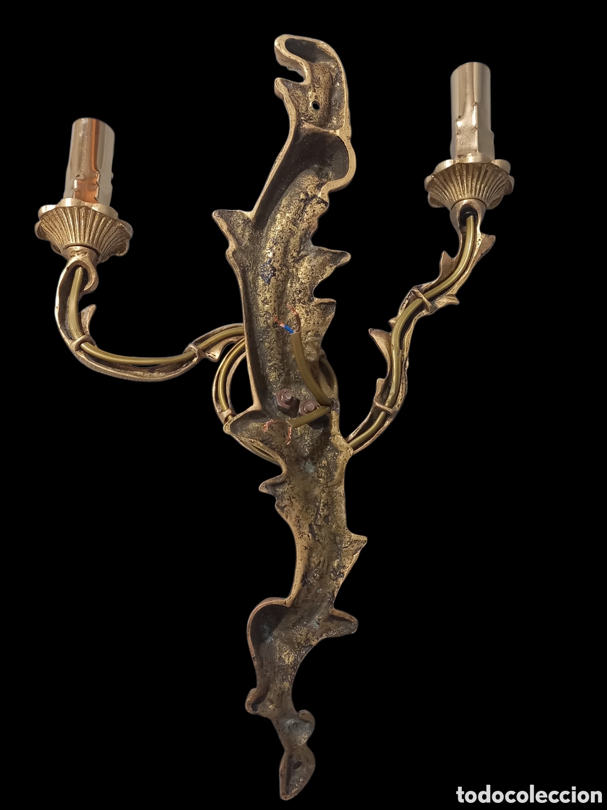 Antig&uuml;edades: Candelabro de bronce - Foto 2