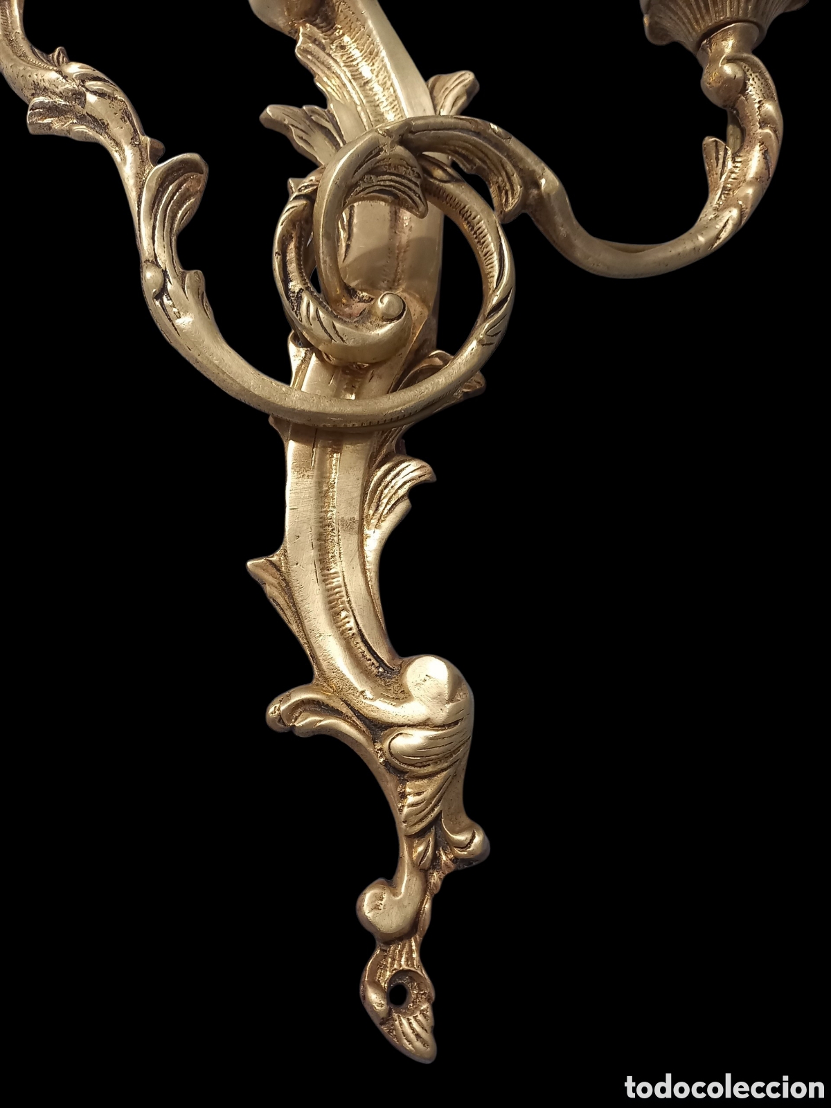 Antig&uuml;edades: Candelabro de bronce - Foto 3