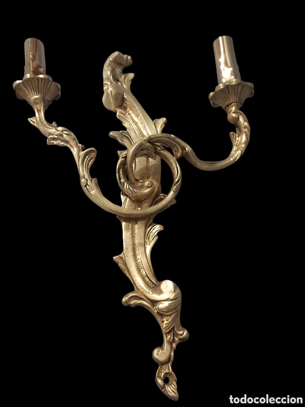 Antig&uuml;edades: Candelabro de bronce - Foto 4