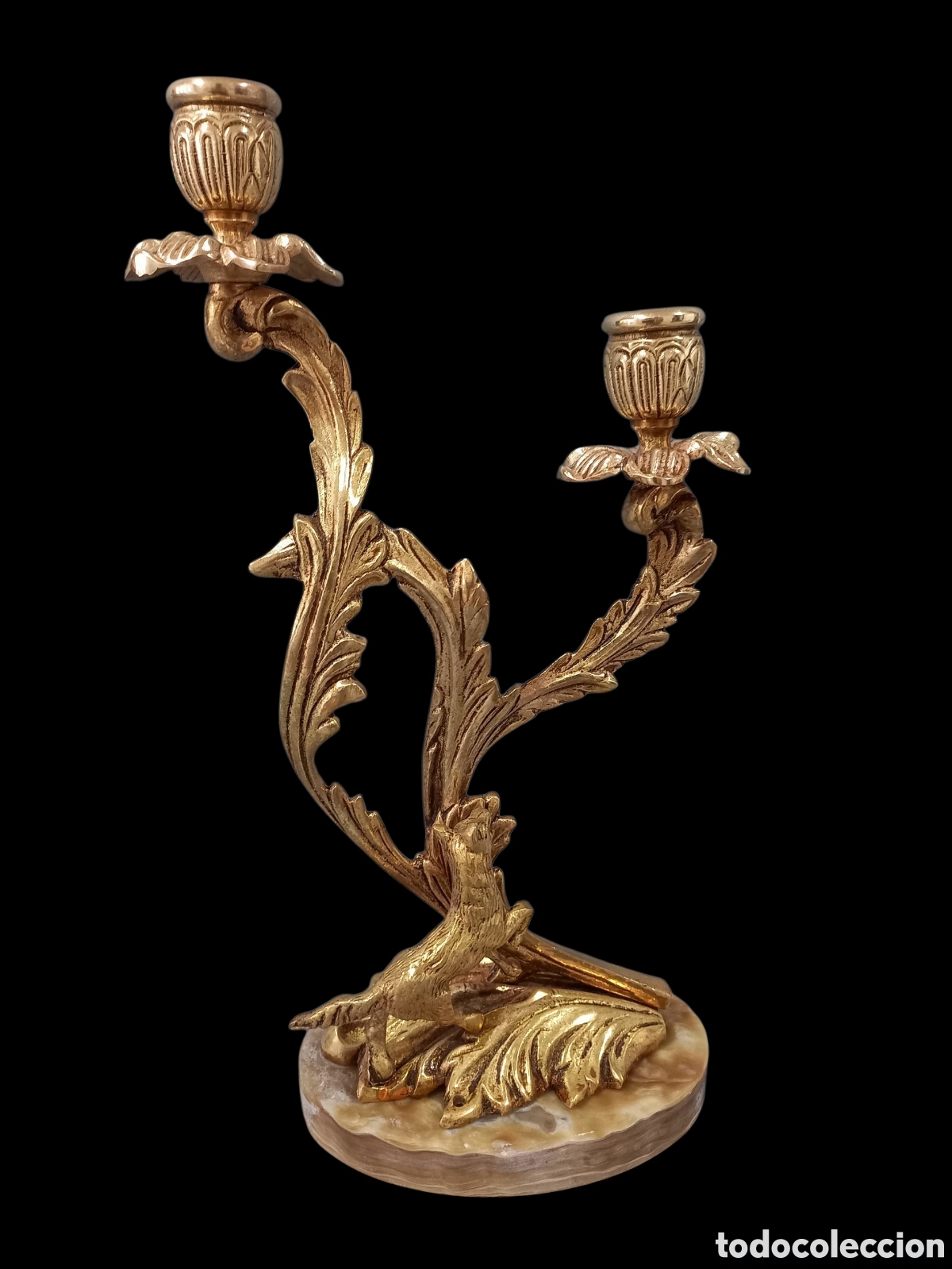 Antig&uuml;edades: Pareja de candelabros - Foto 4