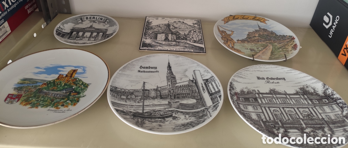 Antiquit&eacute;s: Lote 55 platos cer&aacute;mica
