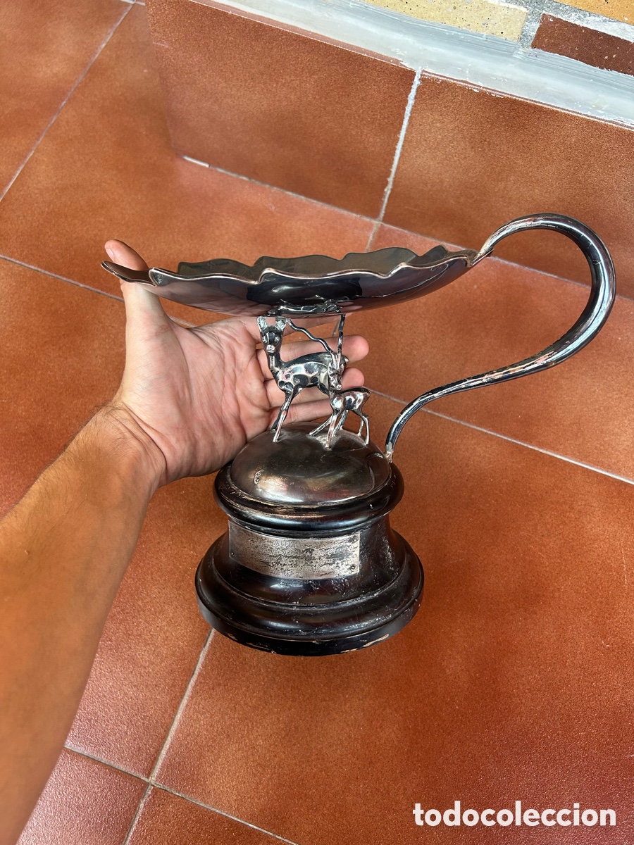 Antig&uuml;edades: TROFEO AUTOMOVIL&Iacute;STICO PLATA DE LEY 925