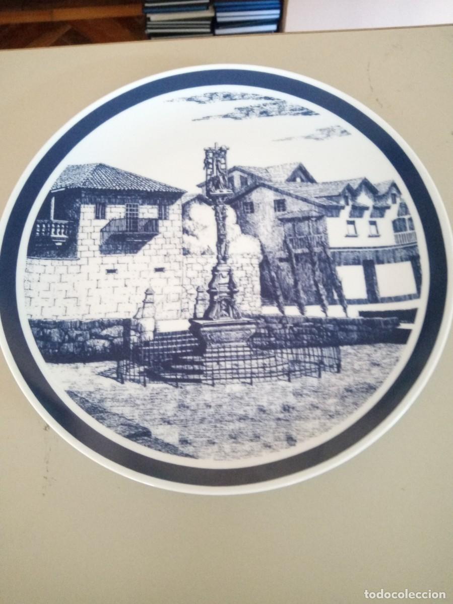 Antig&uuml;edades: Plato de porcelana Crucero de Hio Cangas