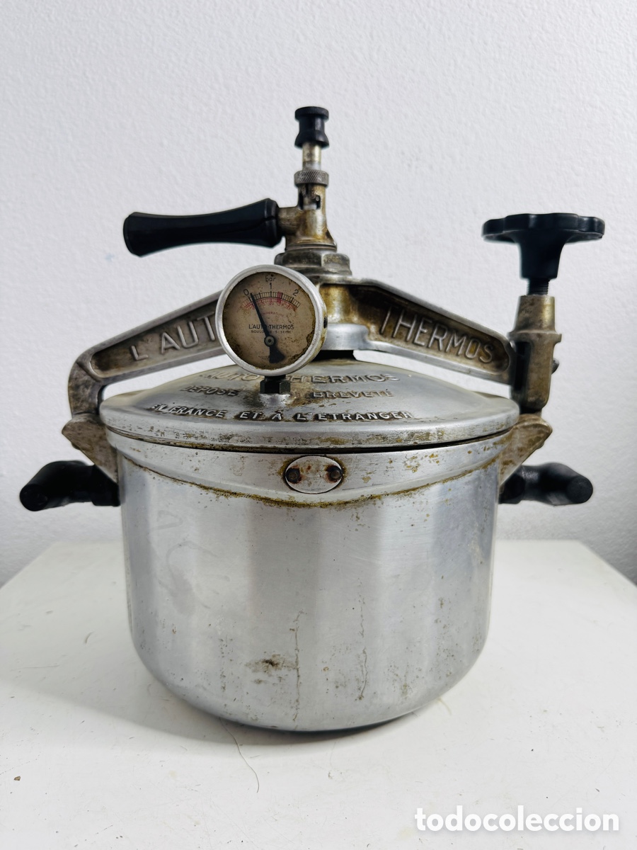 Antig&uuml;edades: Auto Thermos Boulogne Siene Olla a Presi&oacute;n Antigua Colecci&oacute;n
