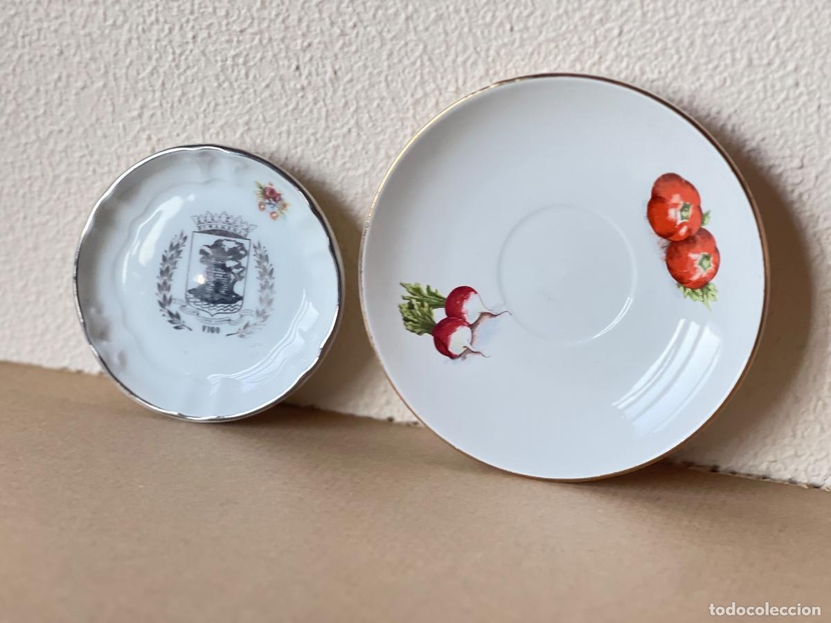 Antig&uuml;edades: Dos platitos 14 y 10 cm - Foto 15
