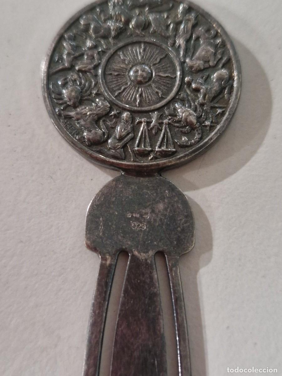 Antig&uuml;edades: Marca pag. de plata 925 hor&oacute;scopo. - Foto 5