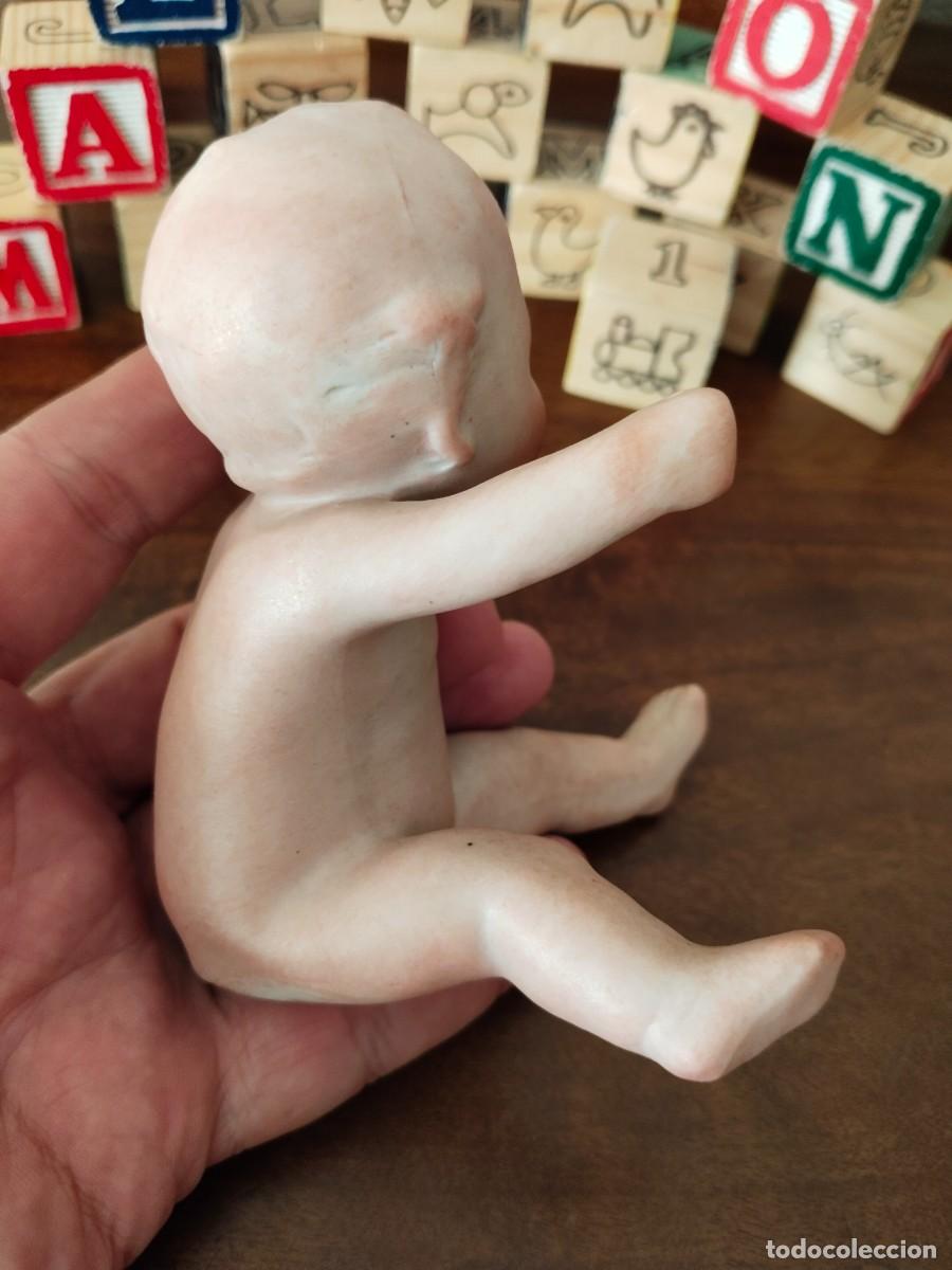 Antig&uuml;edades: Precioso ni&ntilde;o Beb&eacute; querub&iacute;n. Biscuit. - Foto 6