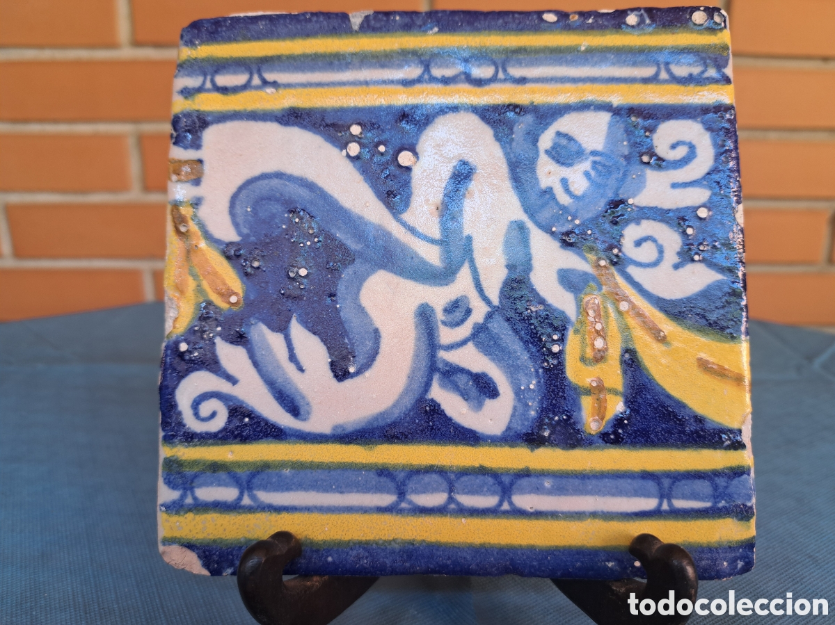 Antig&uuml;edades: Azulejo siglo xvi valenciano